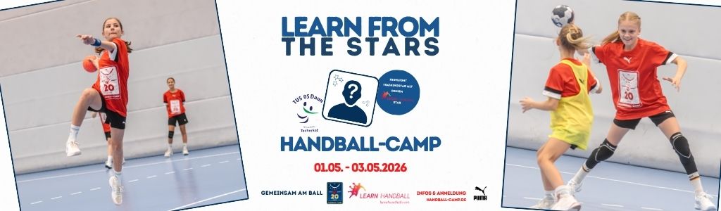 Learn from the stars Handball-Camp